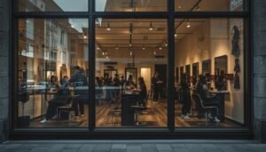 Friseursalons und Stadtkultur in deutschen Städten
