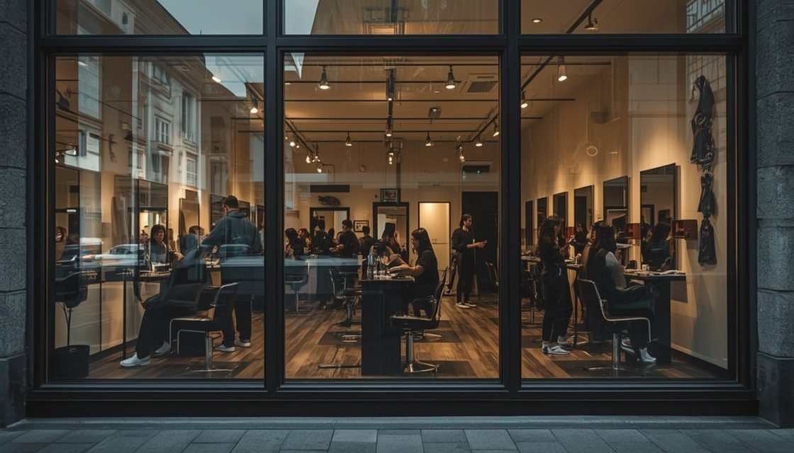 Friseursalons und Stadtkultur in deutschen Städten